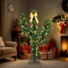 image:imageVINGLI 4ft Artificial Christmas Pine Tree with 80 Warm White Lights 211 Branch Tips PreLit Xmas Tree for Tabletop Living Room Entryway amp Holiday Party DecorationsGreen