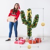 image:imageVINGLI 4ft Artificial Christmas Pine Tree with 80 Warm White Lights 211 Branch Tips PreLit Xmas Tree for Tabletop Living Room Entryway amp Holiday Party DecorationsGreen