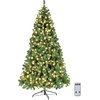 image:imageVINGLI 4ft Artificial Christmas Pine Tree with 80 Warm White Lights 211 Branch Tips PreLit Xmas Tree for Tabletop Living Room Entryway amp Holiday Party DecorationsGreen