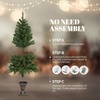 image:imageVINGLI 4ft Artificial Christmas Pine Tree with 80 Warm White Lights 211 Branch Tips PreLit Xmas Tree for Tabletop Living Room Entryway amp Holiday Party DecorationsGreen