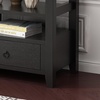 image:imageVINGLI 58 Console Table Long Entryway Table with 3 Drawers amp 2 Storage Shelves Vintage Sofa Table Behind Couch TV Stands for Living Room Entryway Hallway Foyer Office BlackBlack
