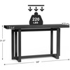 image:imageVINGLI 59 Console Table for entryway Entryway Table Couch Table Behind Sofa for Living Room Hallway Bedroom Entrance BlackBlack