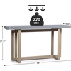 image:imageVINGLI 59 Console Table for entryway Entryway Table Couch Table Behind Sofa for Living Room Hallway Bedroom Entrance BlackGrey