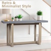 image:imageVINGLI 59 Console Table for entryway Entryway Table Couch Table Behind Sofa for Living Room Hallway Bedroom Entrance BlackGrey
