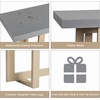 image:imageVINGLI 59 Console Table for entryway Entryway Table Couch Table Behind Sofa for Living Room Hallway Bedroom Entrance BlackGrey
