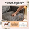 image:imageVINGLI 68 W Comfy Mid Century Loveseat Two Seater Sofa with Spring Support amp Solid Wood Frame Corduroy Fabric Small Couch for Living Room Small Space Bedroom GreyGrey