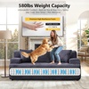 image:imageVINGLI 72 W Boneless Loveseat Sofa Cloud Corduroy Couch in a Box Compressed Deep Seat Sofa with 106 Wide Curved Armrests Easy Assembly Required for Living Room Apartments amp Office GreenDark Grey