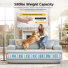image:imageVINGLI 72 W Boneless Loveseat Sofa Cloud Corduroy Couch in a Box Compressed Deep Seat Sofa with 106 Wide Curved Armrests Easy Assembly Required for Living Room Apartments amp Office GreenLight Blue