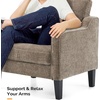 image:imageVINGLI Accent Chairs for Living Room Mid Century Modern Chair Chenille Sofa Chair Upholstered Arm Chair with Scooped Arms for Bedroom Home Office Apartment
