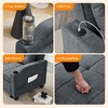image:imageVINGLI Beige Sleeper Chair Bed 3in1 Convertible Futon Sofa Bed Pull Out Couch Bed Adjustable Recliner Chair with USB Ports Cup Holders Side Pockets for Living Room Bedroom Small SpacesDark Grey