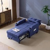 image:imageVINGLI Beige Sleeper Chair Bed 3in1 Convertible Futon Sofa Bed Pull Out Couch Bed Adjustable Recliner Chair with USB Ports Cup Holders Side Pockets for Living Room Bedroom Small SpacesNavy Blue