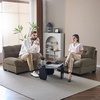 image:imageVINGLI Cloud Couch 80 Loveseat 224 Deep Seat Suede Upholstery Cozy Comfy Couches for Living Room Modern Love Seat Sofa Pillow Armrest BrownBrown