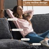 image:imageVINGLI Convertible Modular Sectional Sofa for Living Room with Deep Seat amp Movable 2Layer Ottoman Oversized LShape Cloud Sofa with Chaise amp Armrests Loveseat for Small Spaces Chenille BlackChenilleblack