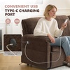 image:imageVINGLI Convertible Sofa Bed Couches for Living Room Sleeper Sofa with Pull Out Couch Bed CloudLike Plush Fleece LShape Sectional Couch with Storage Chaise USB Charging Side Pockets Dark Brown