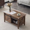 image:imageVINGLI Farmhouse Lift Top Coffee Table Coffee Tables for Living Room with Storage ShelfHidden Compartment Mesa De Centro para Sala Rustic BrownEspresso