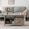 image:imageVINGLI Farmhouse Lift Top Coffee Table Coffee Tables for Living Room with Storage ShelfHidden Compartment Mesa De Centro para Sala Rustic BrownGrey