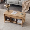 image:imageVINGLI Farmhouse Lift Top Coffee Table Coffee Tables for Living Room with Storage ShelfHidden Compartment Mesa De Centro para Sala Rustic BrownRattan Natural