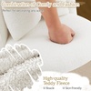 image:imageVINGLI Fluffy Girls Vanity Chair with Back amp PillowCute Small Cozy Desk Chair No WheelsComfy Makeup Ch with Ajustable Gold Legsfor BedroomLiving RoomSmall SpacePinkWhiteteddy Fleece