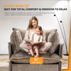 image:imageVINGLI Light Browm Accent Chair 34 Width Oversized Reading Chair Upholstered Armchair Soft Chenille Fabric Living Room Chairs Sofa for Adults Bedroom Home Office Play Room