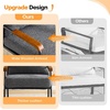 image:imageVINGLI MidCentury Modern Accent Armchiar for Small Space Small Comfy Upholstered Leisure Reading Chair with Wood Armrest for Bedroom Living Room Waiting Room Linen GreyLinen Grey