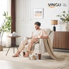 image:imageVINGLI MidCentury Modern Accent Chair Beige Upholstered Armchair Comfy Sofa Chair Reading Chair High Back for Living Room Bedroom Furniture Apartment1
