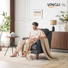image:imageVINGLI MidCentury Modern Accent Chair Black Upholstered Armchair Comfy Sofa Chair Reading Chair High Back for Living Room Bedroom Furniture Apartment2