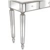 image:imageVINGLI Mirrored Vanity Desk with 2 Drawers Modern ConsoleSofaMakeup Desk for BedroomLiving RoomEntryway Multifunctional Workstation for Kids Teen SilverSilver