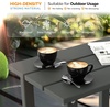 image:imageVINGLI Outdoor Patio Side Table Poly Lumber Weather Resistant Adirondack Side Table End Tables for Outdoor Indoor Living Room Bedroom Patio and GardenGreyGrey