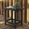 image:imageVINGLI Outdoor Patio Side Table Poly Lumber Weather Resistant Adirondack Side Table End Tables for Outdoor Indoor Living Room Bedroom Patio and GardenGreyBlack