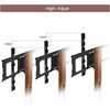 image:imageVINGLI Swivel Floor TV Stand with 3Tier Tempered Glass for 3265 Inch TVs Adjustable Entertainment Stand with Cable Management for Living Room Universal Corner TV Stand with Storage VESA 600x400mm