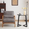 image:imageVINGLI Upgraded Premium Corduroy Accent ChairUpholstered Arm ChairSolid Wood Comfy Reading Chair with Lumbar Pillow Mid Century Modern Chairs for Living RoomBedroomGuest RoomLight GreyLight Grey2pcs
