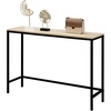 image:imageVINGLI 41 Console Table Entryway Table for Hallway Narrow Sofa Table for Living Room Entryway Office Foyer Corridor Oak