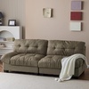 image:imageVINGLI Cloud Couch 80 Loveseat 224 Deep Seat Suede Upholstery Cozy Comfy Couches for Living Room Modern Love Seat Sofa Pillow Armrest BrownBrown