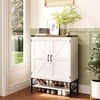 Rustic White + Vintage Brown