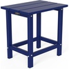 image:imageVINGLI Outdoor Patio Side Table Poly Lumber Weather Resistant Adirondack Side Table End Tables for Outdoor Indoor Living Room Bedroom Patio and GardenGreyNavy Blue