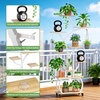 image:imagePlant Stand with Grow Lights 2Pack 61 Tall Indoor Plant Shelf with MultiColor Full Spectrum LED Grow Lights and 360 Lockable Wheels 10Tier TreeShaped Decorative Plant Rack Set of 2 for Living Room Balcony amp Office White and Oak2Pack White
