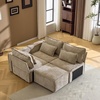 image:imageVINGLI 111 Convertible Modular Sectional SofaComfortable L Shaped Reversible Couch with Ottoman Removable 3 Seater Boneless Modern Couch Durable Chenille Cloud Sofa for Living RoomKhakiChenillebeige