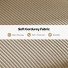 image:imageVINGLI 111 Convertible Modular Sectional SofaComfortable L Shaped Reversible Couch with Ottoman Removable 3 Seater Boneless Modern Couch Durable Chenille Cloud Sofa for Living RoomKhakiKhaki