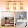 image:imageVINGLI 3 Drawer Dresser with Charging Station Small Dresser Grey Chest of Drawers 315 W Gray Wood Dressers for Bedroom Living Room Hallway Home Office 1575 D x 315 W x 315 HWhite