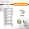 image:imageVINGLI 3 Drawer Dresser with Charging Station Small Dresser Grey Chest of Drawers 315 W Gray Wood Dressers for Bedroom Living Room Hallway Home Office 1575 D x 315 W x 315 HSilver
