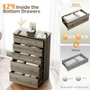 image:imageVINGLI 3 Drawer Dresser with Charging Station Small Dresser Grey Chest of Drawers 315 W Gray Wood Dressers for Bedroom Living Room Hallway Home Office 1575 D x 315 W x 315 HRustic Grey