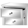 image:imageVINGLI 3 Drawer Dresser with Charging Station Small Dresser Grey Chest of Drawers 315 W Gray Wood Dressers for Bedroom Living Room Hallway Home Office 1575 D x 315 W x 315 HSilver