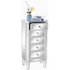 image:imageVINGLI 3 Drawer Dresser with Charging Station Small Dresser Grey Chest of Drawers 315 W Gray Wood Dressers for Bedroom Living Room Hallway Home Office 1575 D x 315 W x 315 HSilver