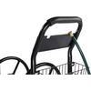 image:imageVINGLI 300FT 58in Garden Hose Reel Cart 4Wheel Portable Residential Hose Reel Cart Hose Guide System with Storage Basket Rust Resistant for Family Yard Garden and Farm BlackBlack