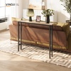 image:imageVINGLI 39 Console Table with Charging Station 59 Narrow Sofa Table Behind Couch Entryway Table with Power Outlet amp 49 Ft Extension Cord amp Adjustable Feet for Living Room Hallway OakOak