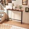 image:imageVINGLI 39 Console Table with Charging Station 59 Narrow Sofa Table Behind Couch Entryway Table with Power Outlet amp 49 Ft Extension Cord amp Adjustable Feet for Living Room Hallway OakRustic Brown