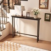image:imageVINGLI 39 Console Table with Charging Station 59 Narrow Sofa Table Behind Couch Entryway Table with Power Outlet amp 49 Ft Extension Cord amp Adjustable Feet for Living Room Hallway OakBlack