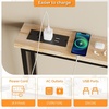 image:imageVINGLI 39 Console Table with Charging Station 59 Narrow Sofa Table Behind Couch Entryway Table with Power Outlet amp 49 Ft Extension Cord amp Adjustable Feet for Living Room Hallway OakOak