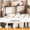 image:imageVINGLI 39 Console Table with Charging Station 59 Narrow Sofa Table Behind Couch Entryway Table with Power Outlet amp 49 Ft Extension Cord amp Adjustable Feet for Living Room Hallway OakBlack