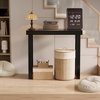 image:imageVINGLI 429 Entryway Table Solid Wood Console Table Narrow Sofa Table Behind Couch Thin for Living Room Entrance Hallway Foyer Bedroom Office Natural WoodBlack